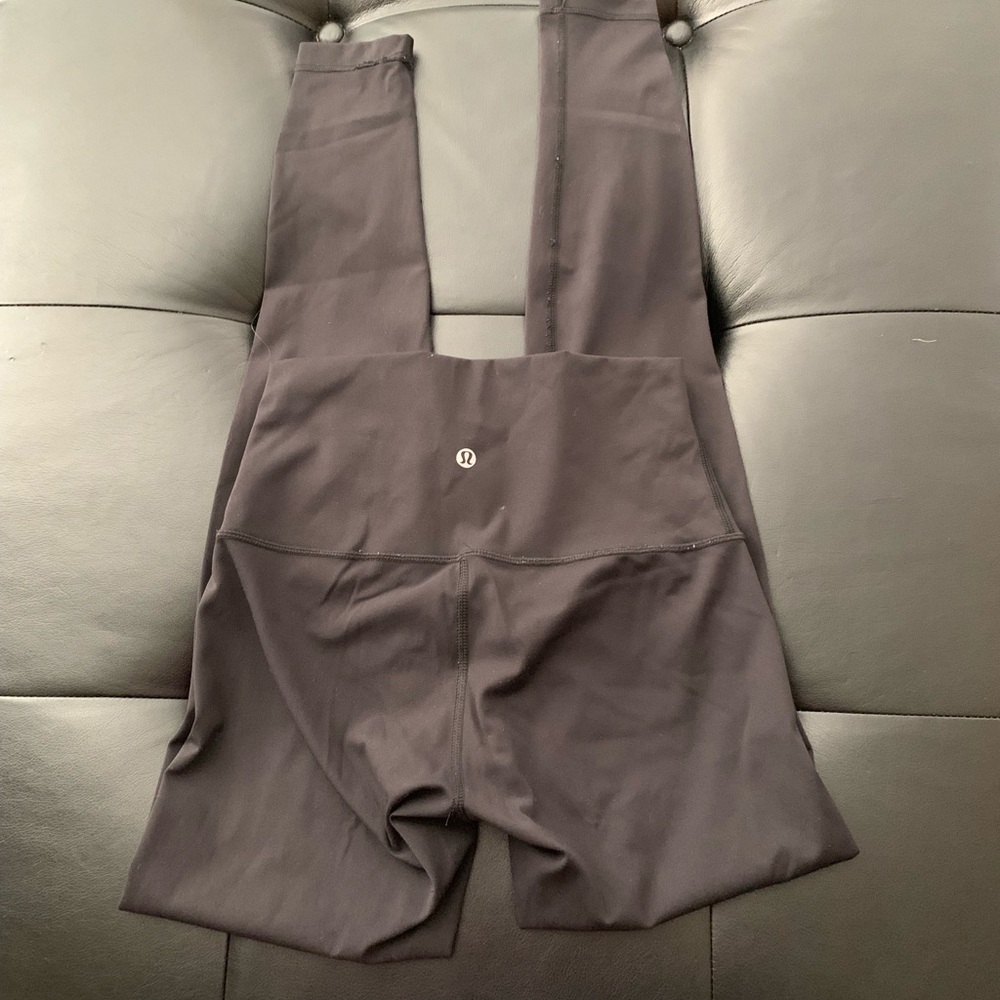 Lululemon black leggings. Used. Smaller fit.